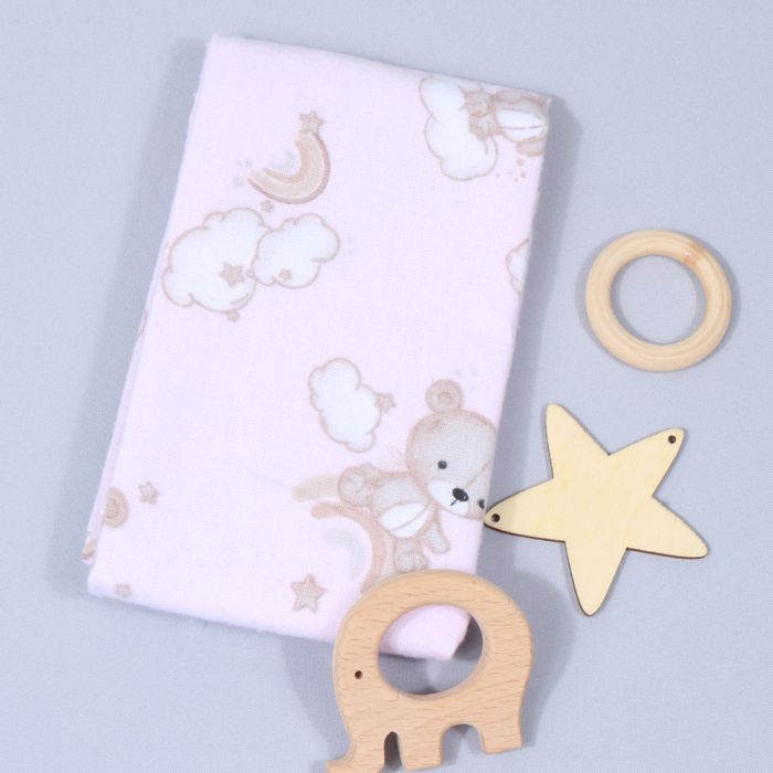 Neperšlampantis flanelinis paklotas Švelnumas, 50x60 cm||TavoSapnas