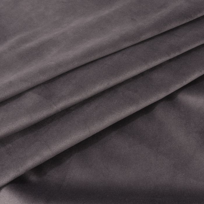 Matuojama veliūrinė užuolaida Dark Grey, likutis 0.45x2.80m||TavoSapnas