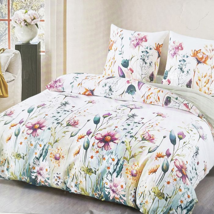 Dvipusis patalynės komplektas Spalvos, 200x220, 70x80 cm||TavoSapnas