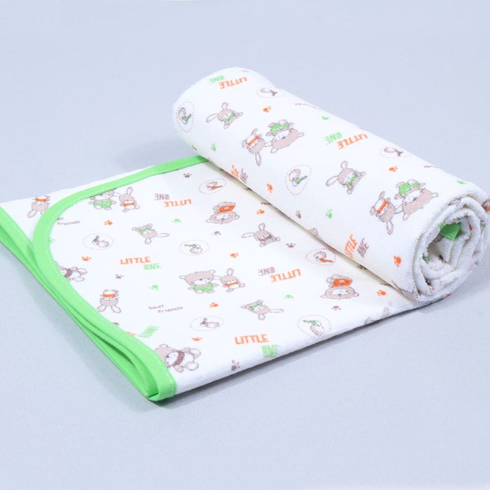 Ekologiškas neperšlampantis frotinis paklotas, 75x75 cm||TavoSapnas