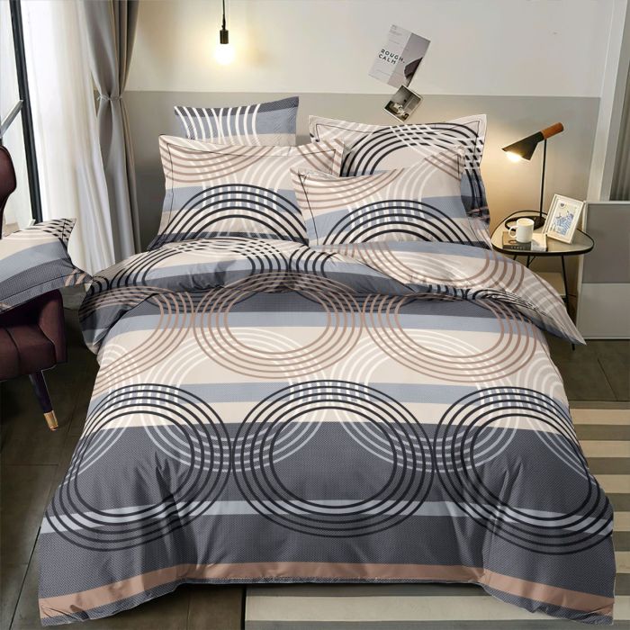 Patalynės komplektas Geo Circles, 200x200, 50x70 cm||TavoSapnas