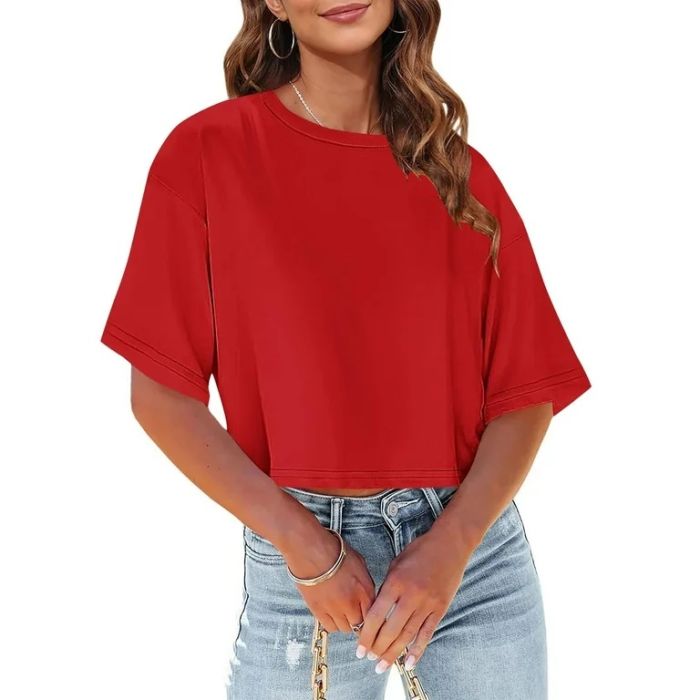 Medvilninis trikotažas (interlock) raudonas||TavoSapnas