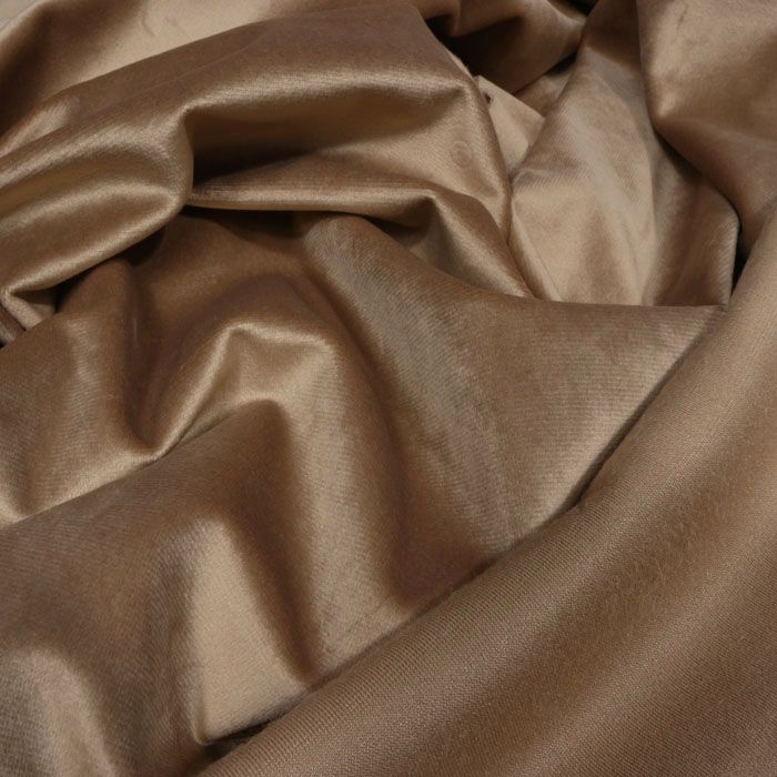 Karališkojo veliūro užuolaidų komplektas Brownish||TavoSapnas