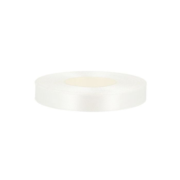 Juostelė atlasinė, pieno balta 12mm||TavoSapnas