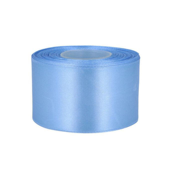 Juostelė atlasinė žydra 50mm||TavoSapnas