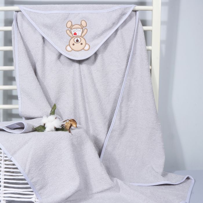 Rankšluostis su gobtuvu I Love Mom, 100x100 cm||TavoSapnas