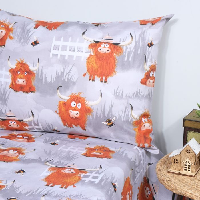 Patalynės komplektas Funny Friends, 140x200, 50x70 cm||TavoSapnas