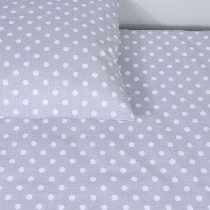 Patalynės komplektas kūdikiams Grey Bubbles, 90x120, 40x60 cm||TavoSapnas
