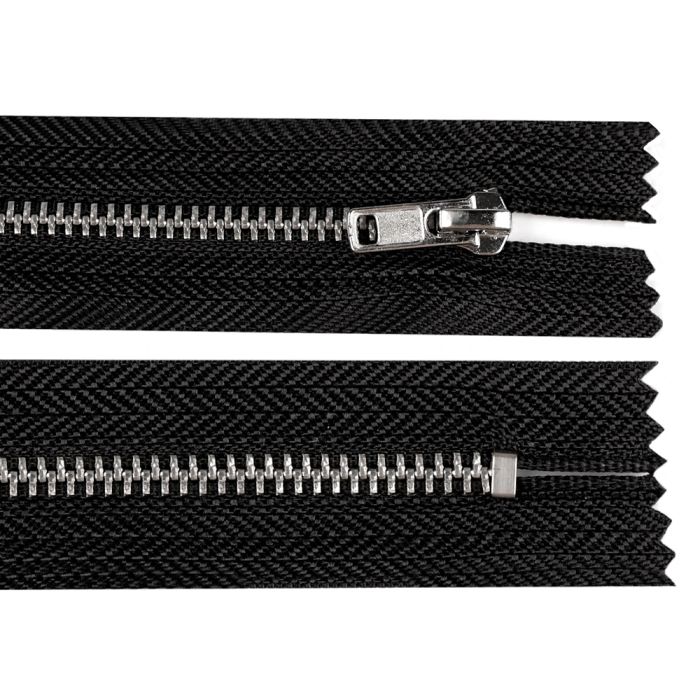 Užtrauktukas metalinis juodas, 18 cm||TavoSapnas