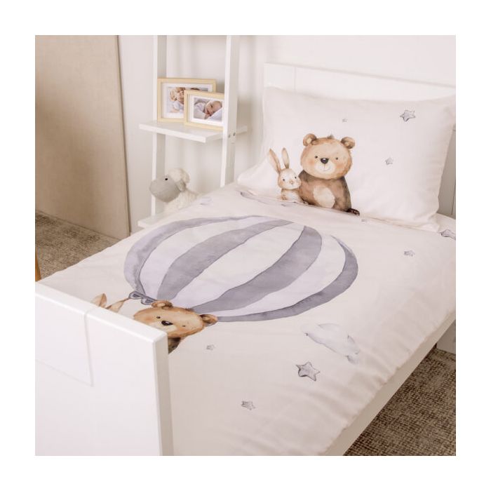 Ekologiškos medvilnės patalynė Oro Balionėlis, 100x135, 40x60 cm||TavoSapnas