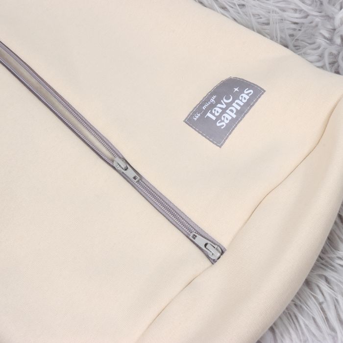 Pašiltintas trikotažinis miegmaišis su rankovėmis Smiltelė, 70 cm||TavoSapnas