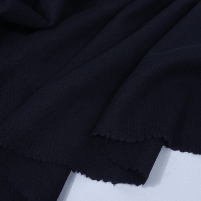 Paltinis audinys su vilna Dark Indigo||TavoSapnas