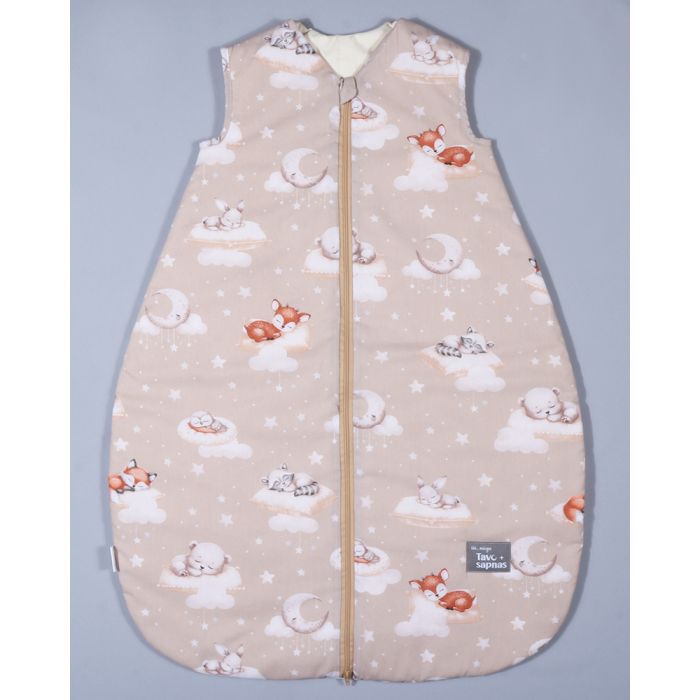 Šiltas miegmaišis su dvipusiu užtrauktuku Minkštas sapnas, 90 cm||TavoSapnas