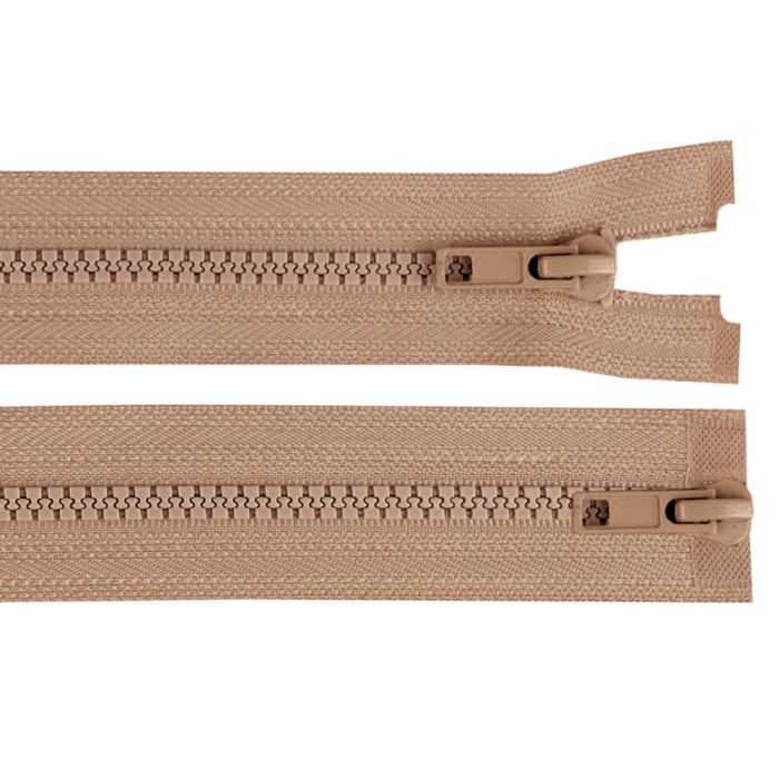 Užtrauktukas dvipusis Šviesiai rudas, 75 cm||TavoSapnas