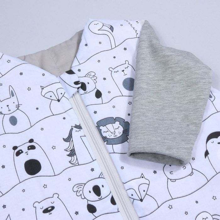 Šiltas miegmaišis su rankovėmis Miško sapnai, 90 cm||TavoSapnas