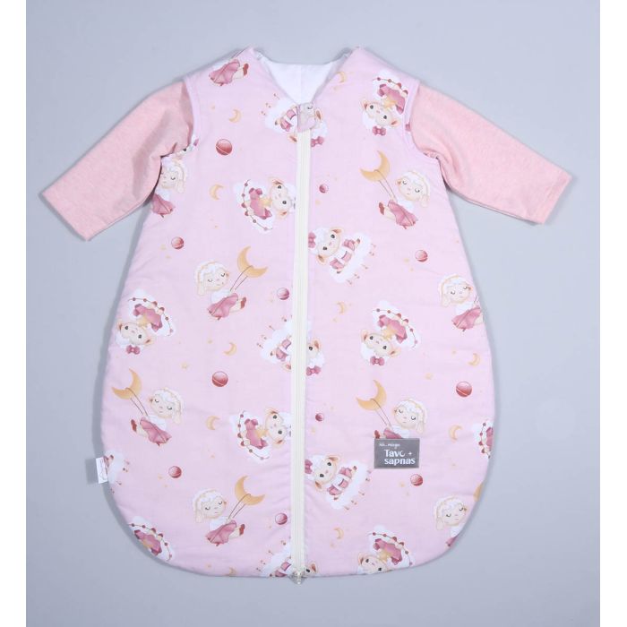 Šiltas miegmaišis su rankovėmis Avytės, 70 cm||TavoSapnas