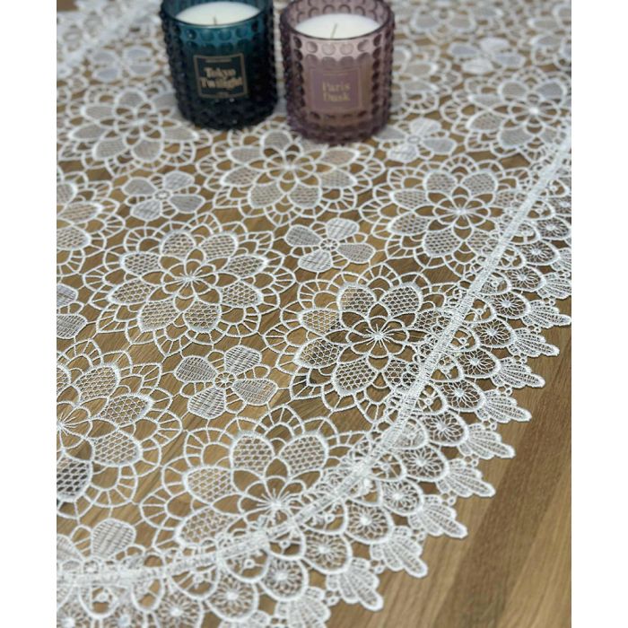 Puošnus stalo takelis Vanilinis, 60x120 cm||TavoSapnas