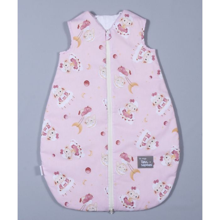 Šiltas miegmaišis su dvipusiu užtrauktuku Avytės, 80 cm||TavoSapnas