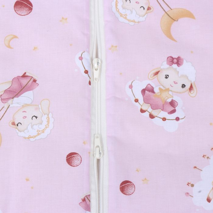 Šiltas miegmaišis su dvipusiu užtrauktuku Avytės, 80 cm||TavoSapnas