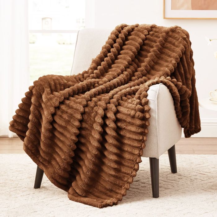 Super Soft pliušo pledas-lovatiesė, 200x220 cm||TavoSapnas