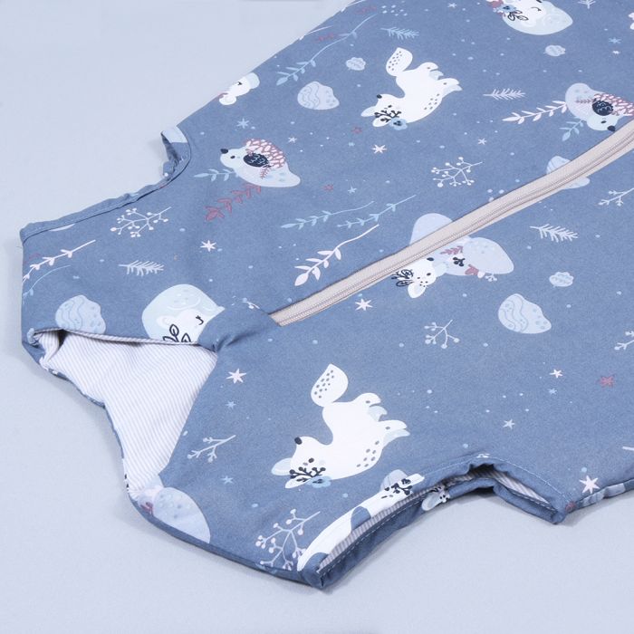 Šiltas miegmaišis su dvipusiu užtrauktuku Baltoji lapė, 110 cm||TavoSapnas