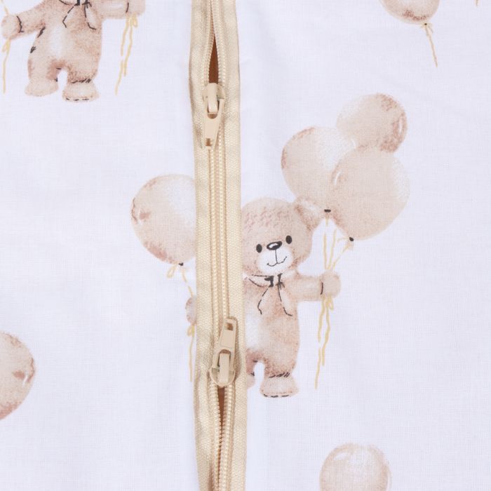 Šiltas miegmaišis su dvipusiu užtrauktuku Balionėliai, 90 cm||TavoSapnas