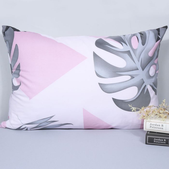 Medvilninis pagalvės užvalkalas su užtrauktuku Tropics, 50x60 cm||TavoSapnas