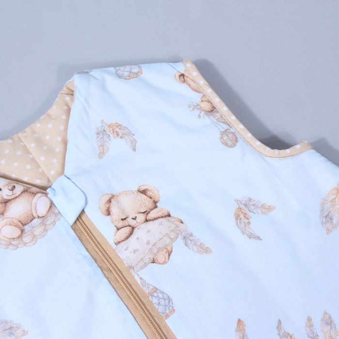 Šiltas miegmaišis su dvipusiu užtrauktuku Teddy Bear, 100 cm||TavoSapnas