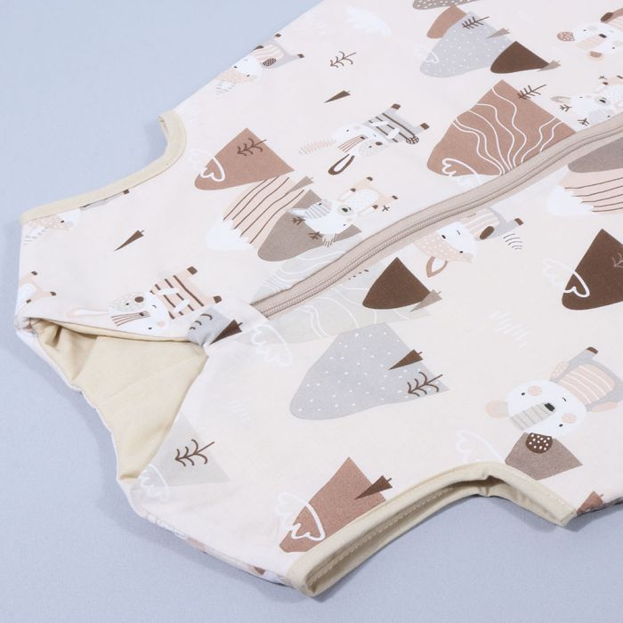 Šiltas miegmaišis su dvipusiu užtrauktuku Šokolado kalnai, 80 cm||TavoSapnas