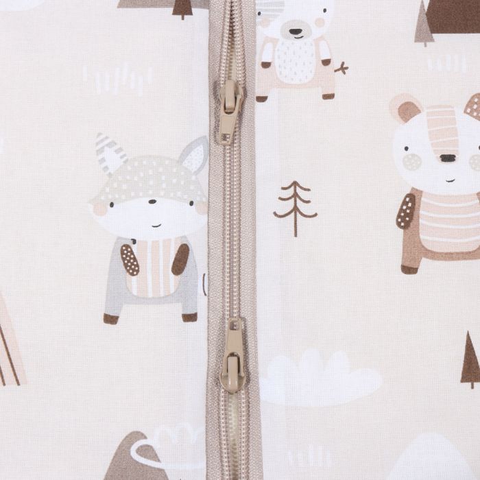 Šiltas miegmaišis su dvipusiu užtrauktuku Šokolado kalnai, 80 cm||TavoSapnas