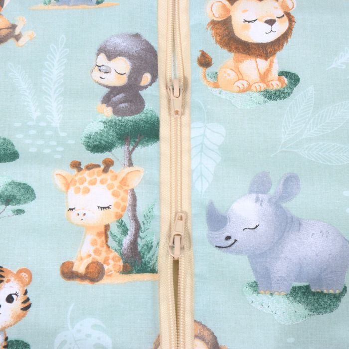 Šiltas miegmaišis su dvipusiu užtrauktuku Mažasis Safaris, 70 cm||TavoSapnas
