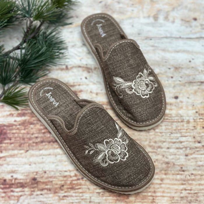 Moteriškos šlepetės Natural Flower, 38 dydis||TavoSapnas