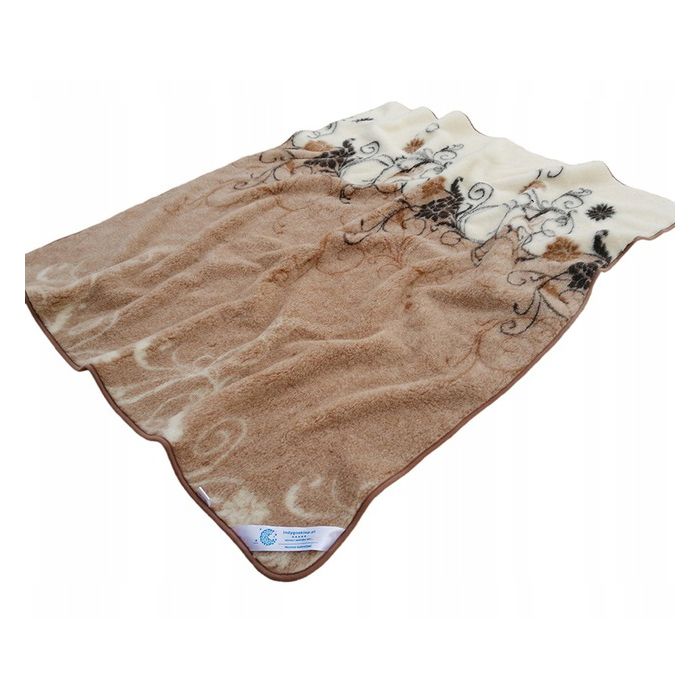 Merinosų vilnos pledas Raštai, 200x220 cm||TavoSapnas