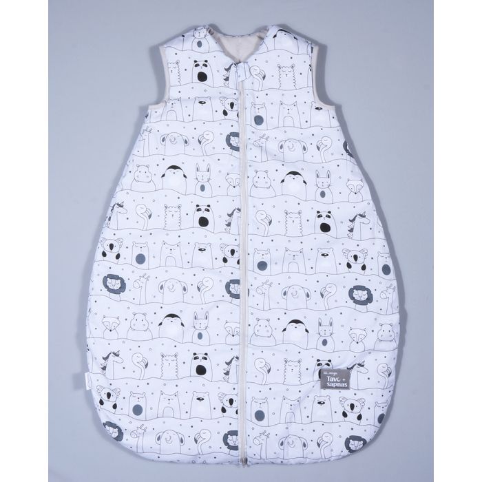 Šiltas miegmaišis su dvipusiu užtrauktuku Miško sapnai, 120 cm||TavoSapnas