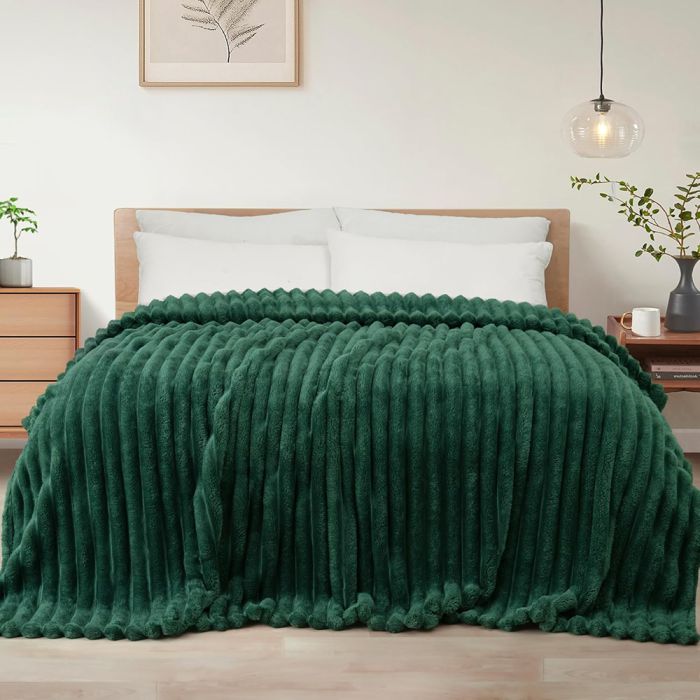 Super Soft pliušo pledas-lovatiesė, 200x220 cm||TavoSapnas