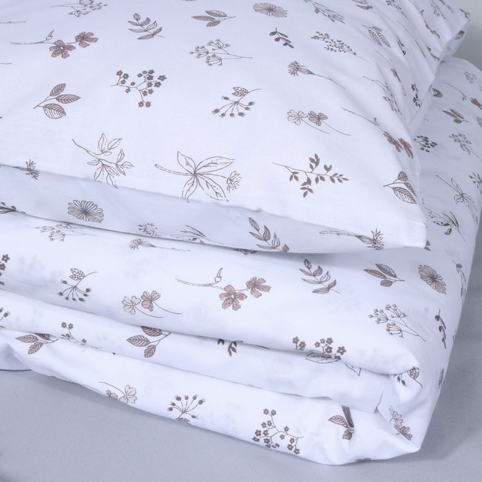 Kolekcinės medvilnės patalynė Ruda pieva, 140x200, 70x70 cm||TavoSapnas