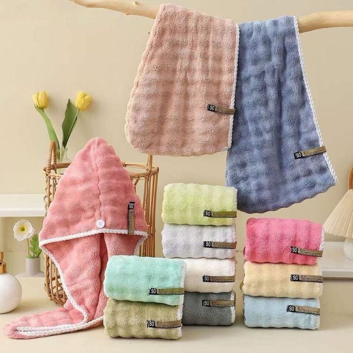 Plaukų rankšluostis-turbanas Soft||TavoSapnas