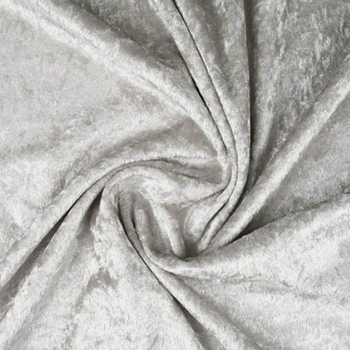 Plonas glamžytas aksomas Silver, 0.40x0.45m||TavoSapnas