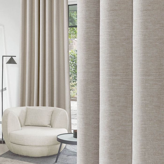 Matuojama naktinė užuolaida Softy Natural, likutis 0.50x2.80m||TavoSapnas