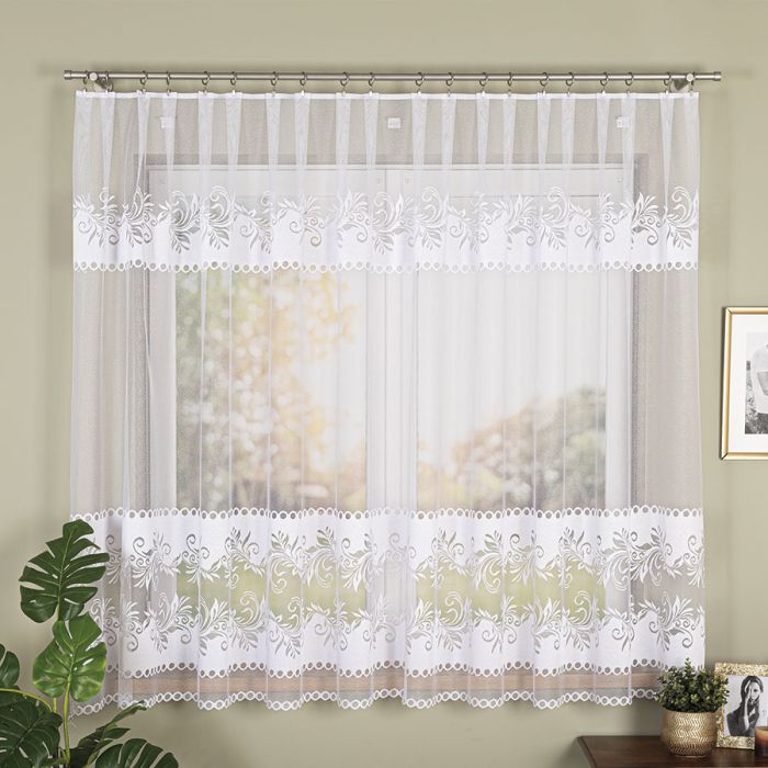 Matuojama žakardinė užuolaida Narella, aukštis 168 cm||TavoSapnas