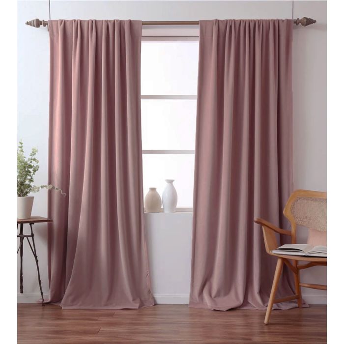 Veliūrinės užuolaidos audinys 2,80x1,50 m (su broku)||TavoSapnas