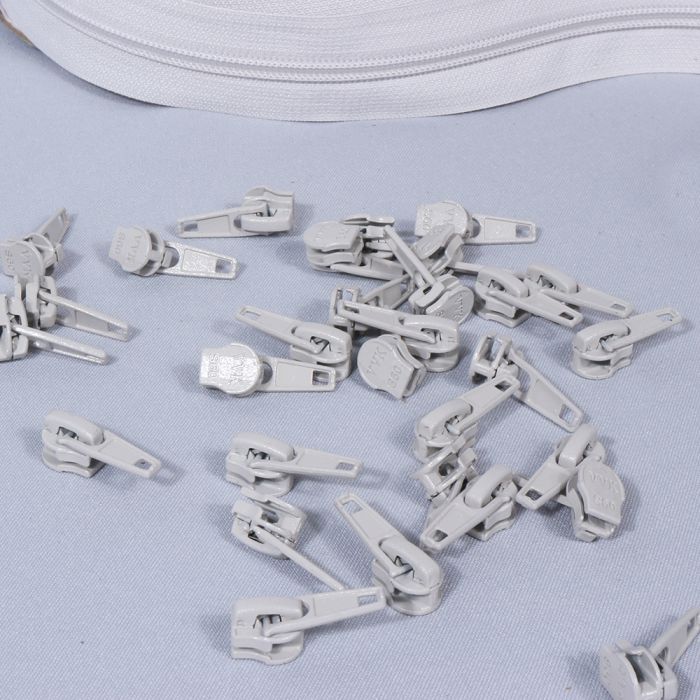 Galvutė matuojamam užtrauktukui Nr.6, pilkšva||TavoSapnas