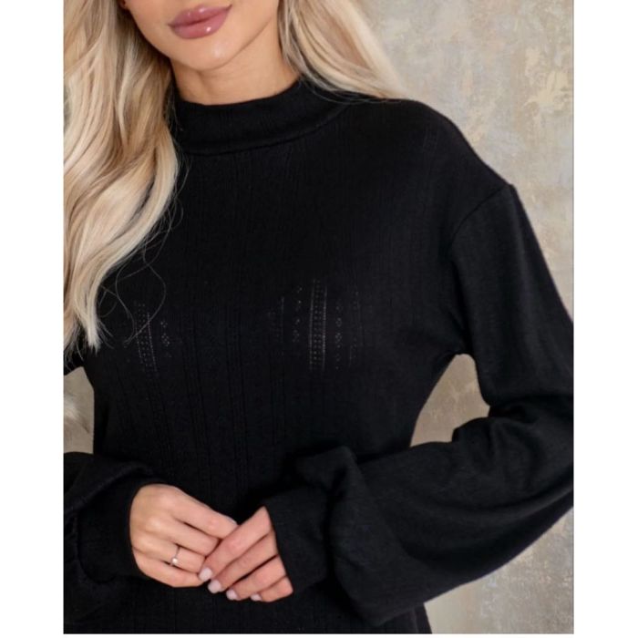 Megztas faktūrinis trikotažas Tamsiai mėlynas, likutis 0.30x1.70m||TavoSapnas