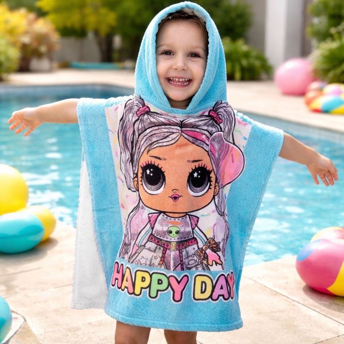 Rankšluostis-pončas L.O.L, 55x100 cm||TavoSapnas