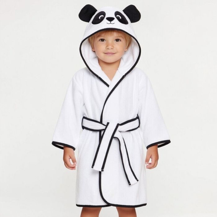 Vaikiškas chalatas Panda, 104-116 cm||TavoSapnas