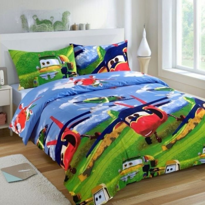 Patalynės komplektas Planes, 160x200, 70x70 cm||TavoSapnas