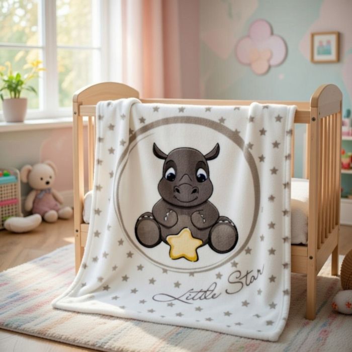 Pliušo pledukas Raganosiukas, 75x100 cm||TavoSapnas