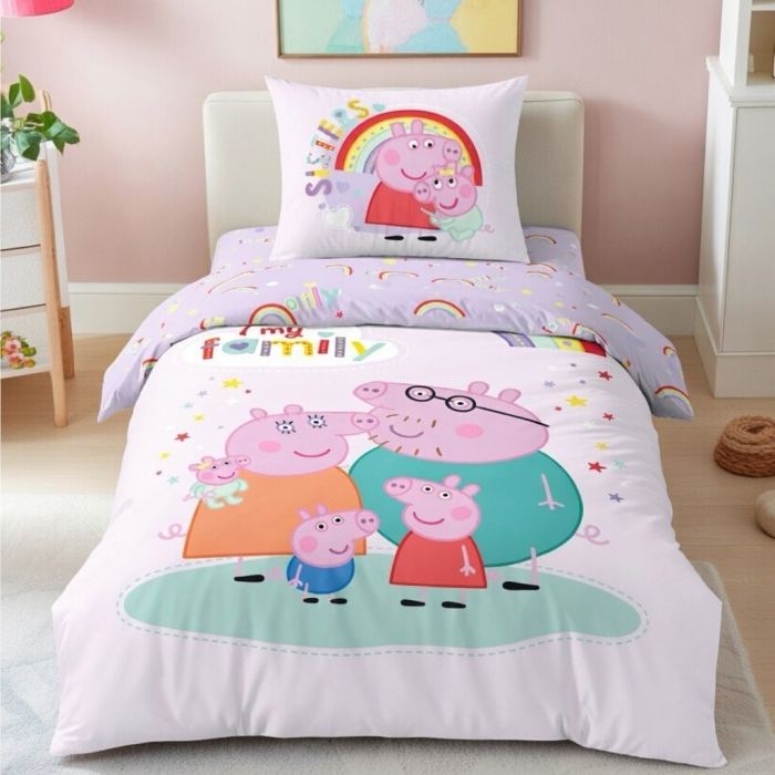 Patalynės komplektas Peppa Pig, 140x200, 70x90 cm||TavoSapnas