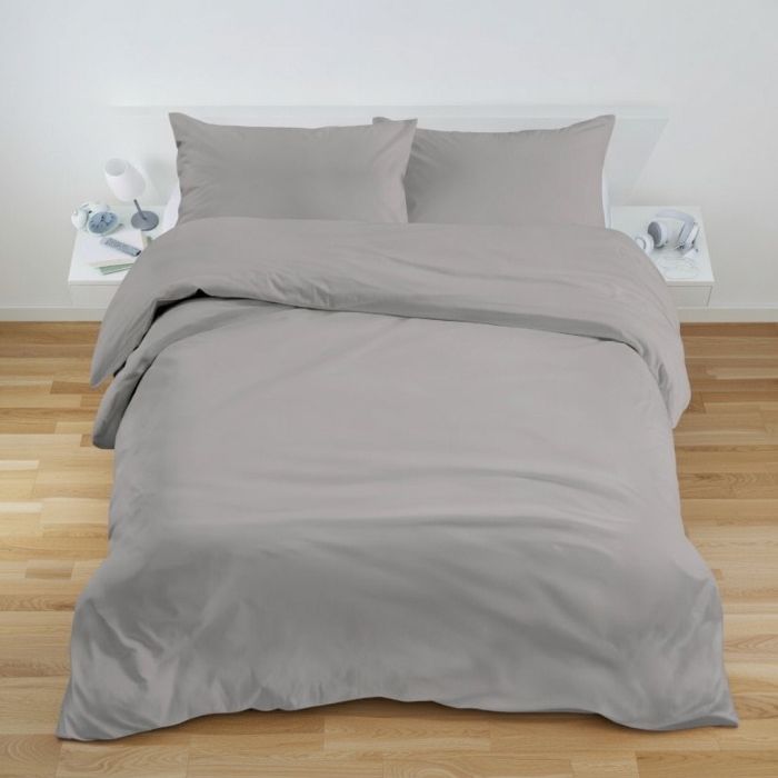 Satino patalynės komplektas Pilkas, 200x200, 70x70 cm||TavoSapnas