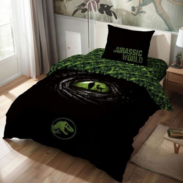 Patalynės komplektas Jurassic World, 135x200, 80x80 cm||TavoSapnas